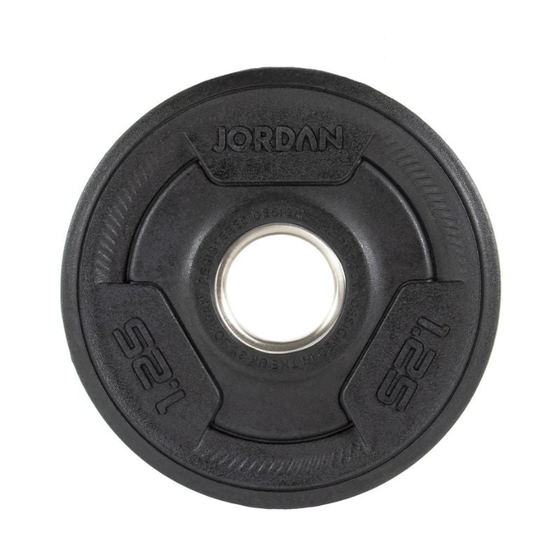 JORDAN Rubber Tri-Grip Olympic Weight Plates