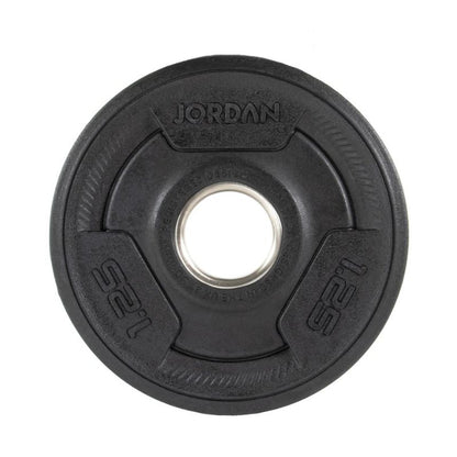 JORDAN Rubber Tri-Grip Olympic Weight Plates