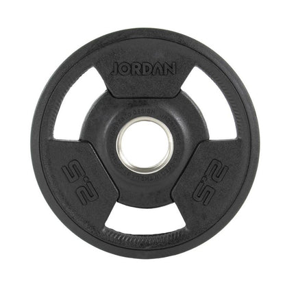 JORDAN Rubber Tri-Grip Olympic Weight Plates