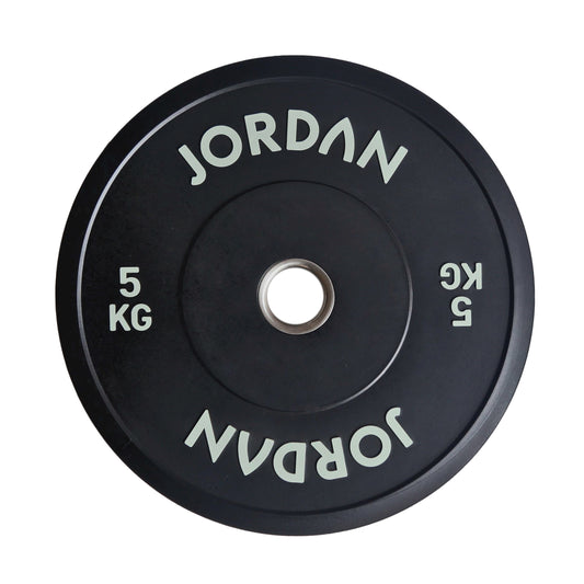 JORDAN® Black Rubber Bumper Weight Plates