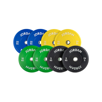 JORDAN® Coloured Rubber Bumper Plates