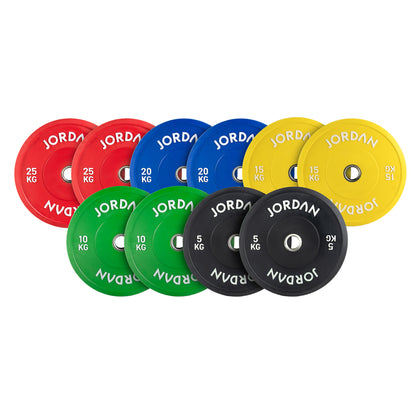 JORDAN® Coloured Rubber Bumper Plates