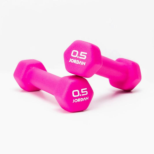 JORDAN Neoprene Studio Hex Dumbbells