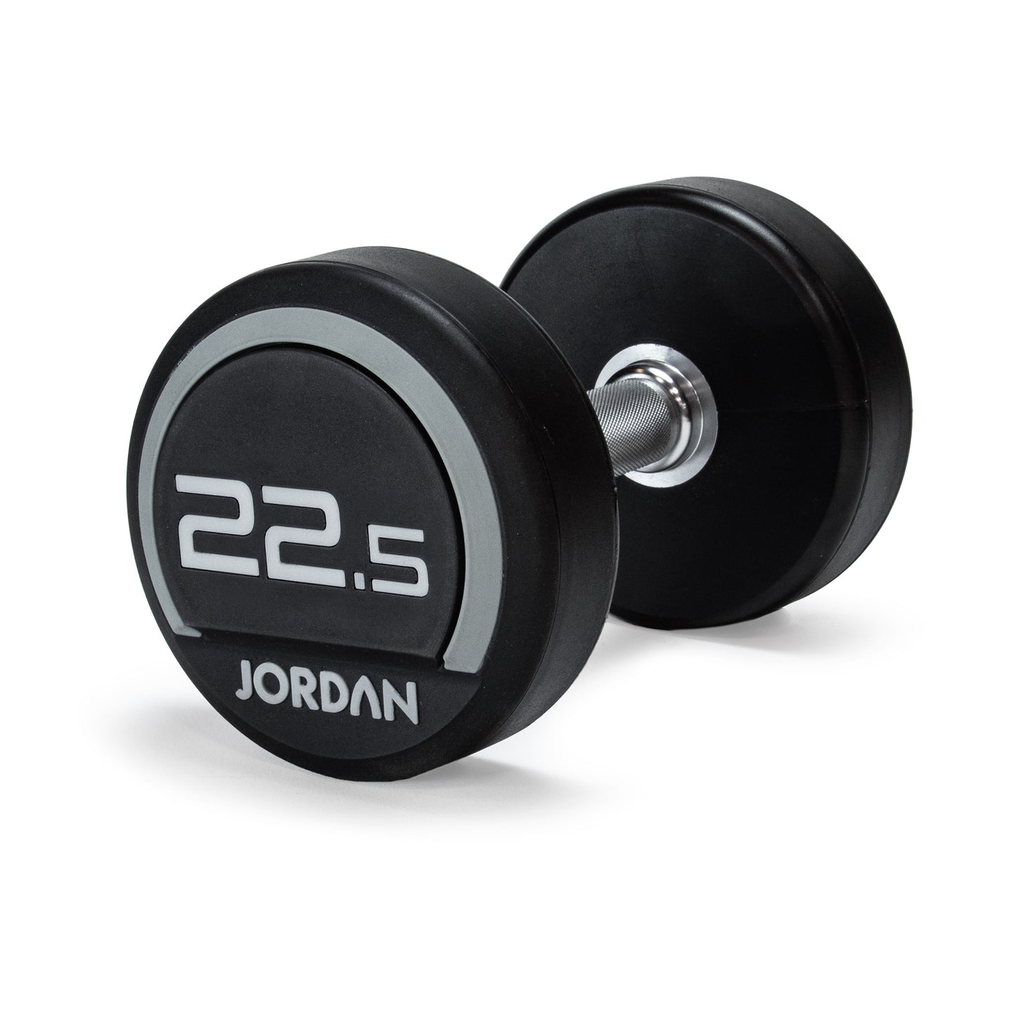 JORDAN Rubber Dumbbells - Up to 70kg (Grey)