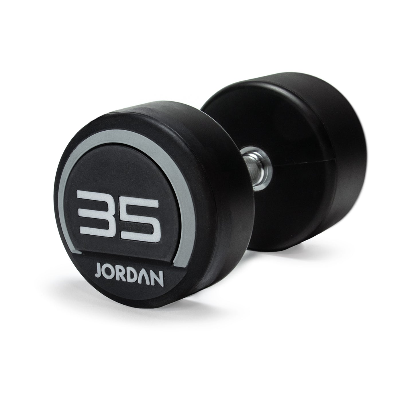 JORDAN Rubber Dumbbells - Up to 70kg (Grey)