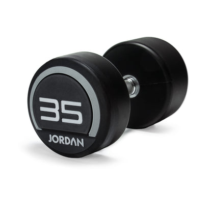 JORDAN Urethane Dumbbells - Up to 75kg (Grey)