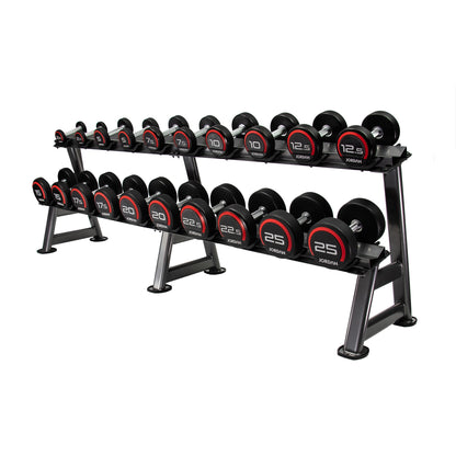 JORDAN 10 Pair Dumbbell Rack (2 tier)