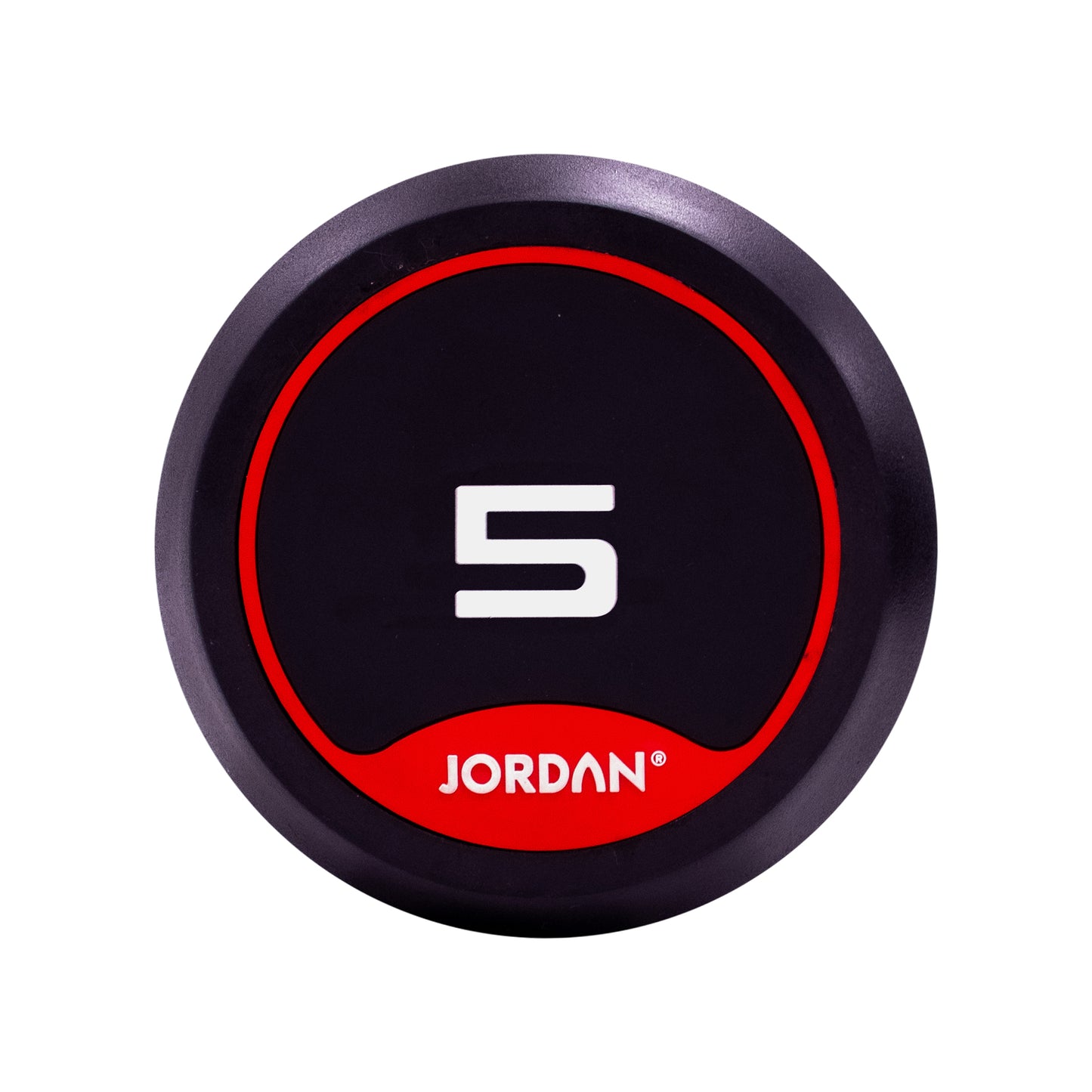 JORDAN Rubber Dumbbells - Up to 70kg (Red)