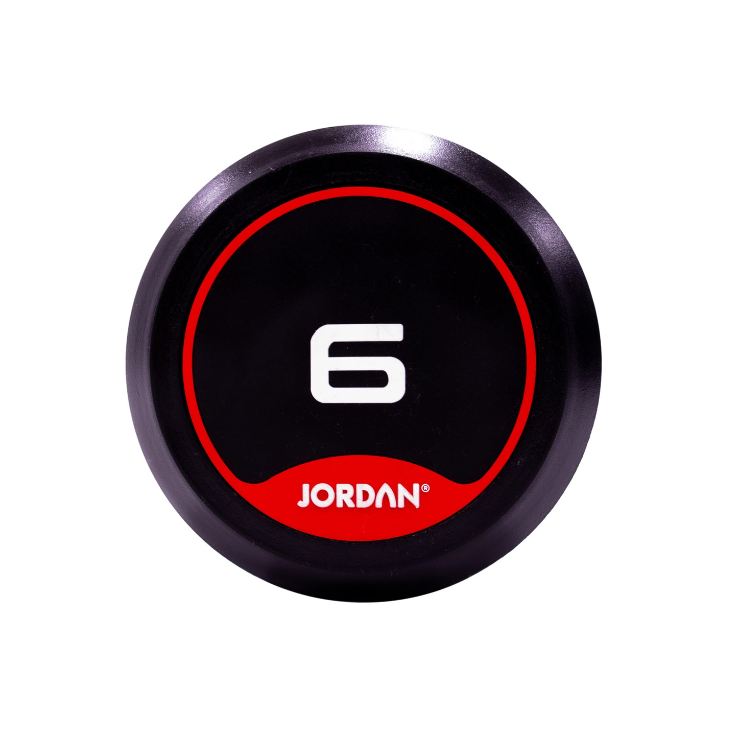 JORDAN Rubber Dumbbells - Up to 70kg (Red)