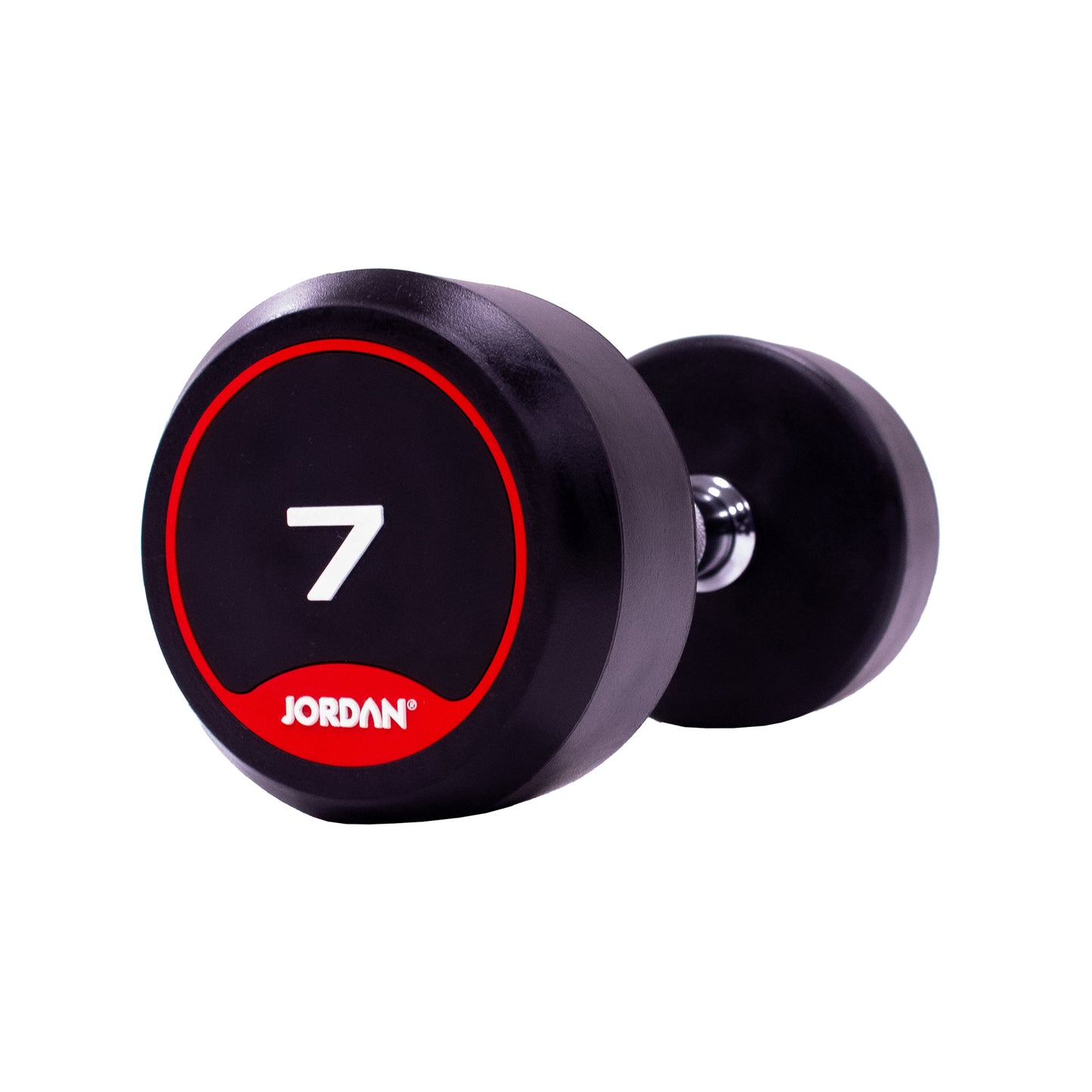 JORDAN Rubber Dumbbells - Up to 70kg (Red)