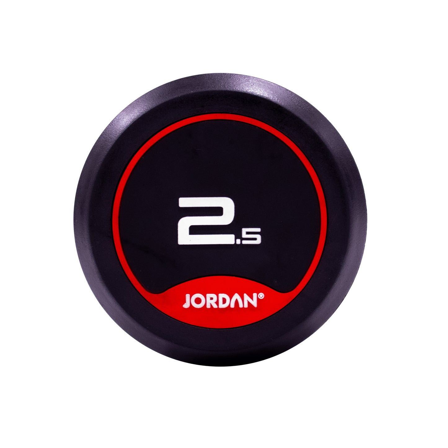 JORDAN Rubber Dumbbells - Up to 70kg (Red)