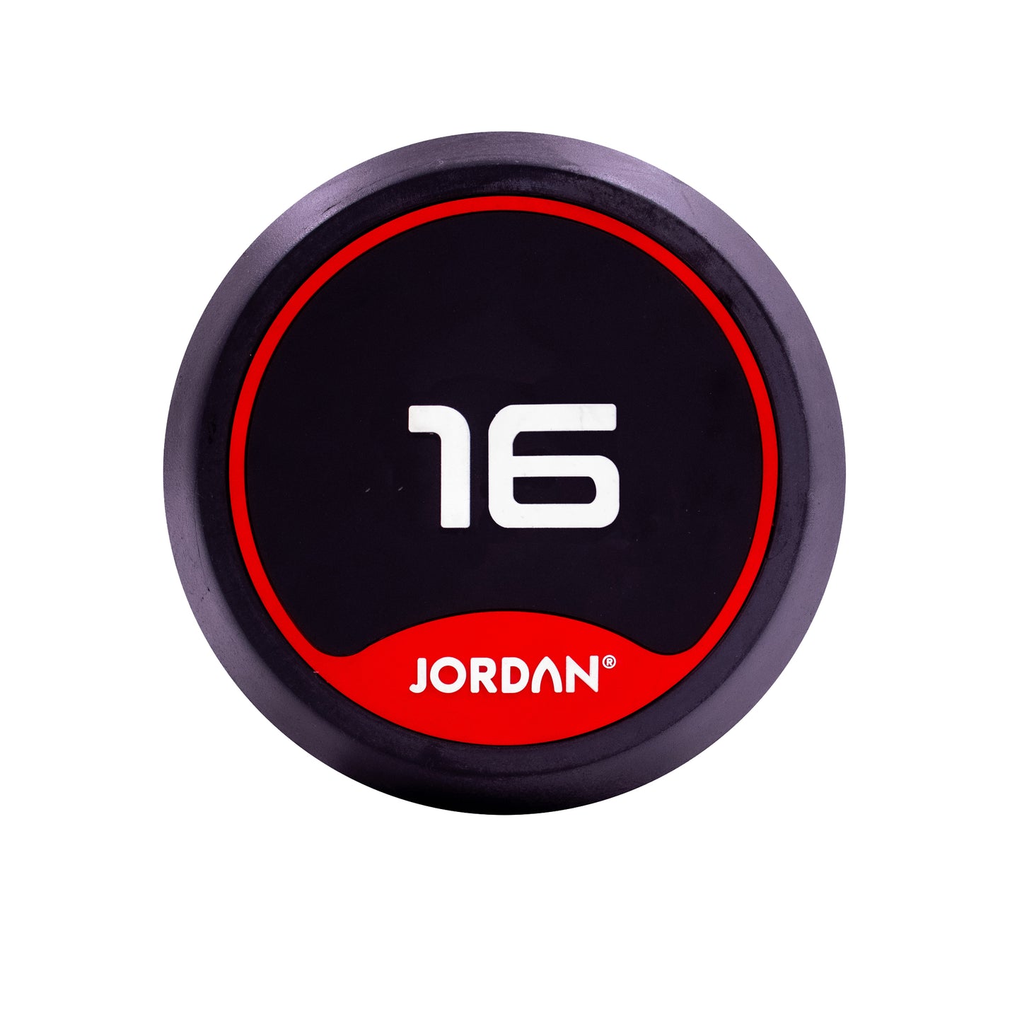 JORDAN Rubber Dumbbells - Up to 70kg (Red)