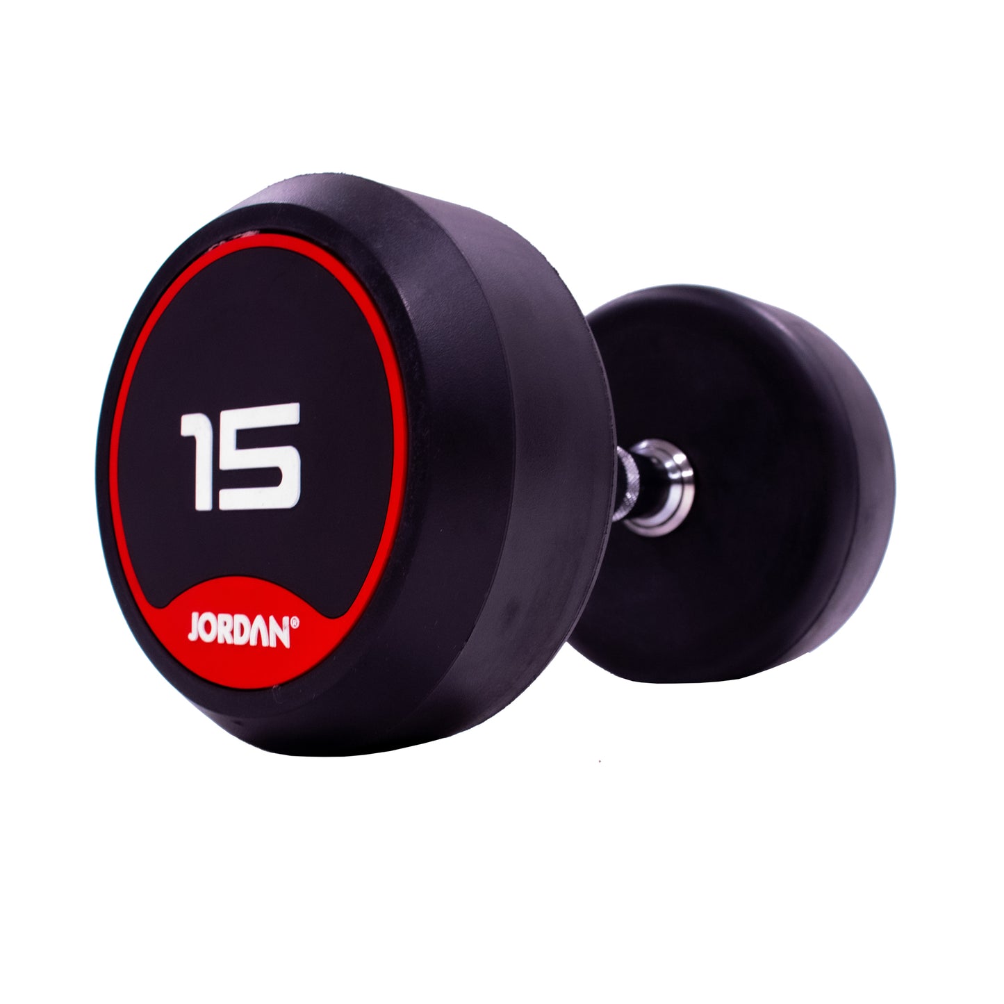 JORDAN Rubber Dumbbells - Up to 70kg (Red)