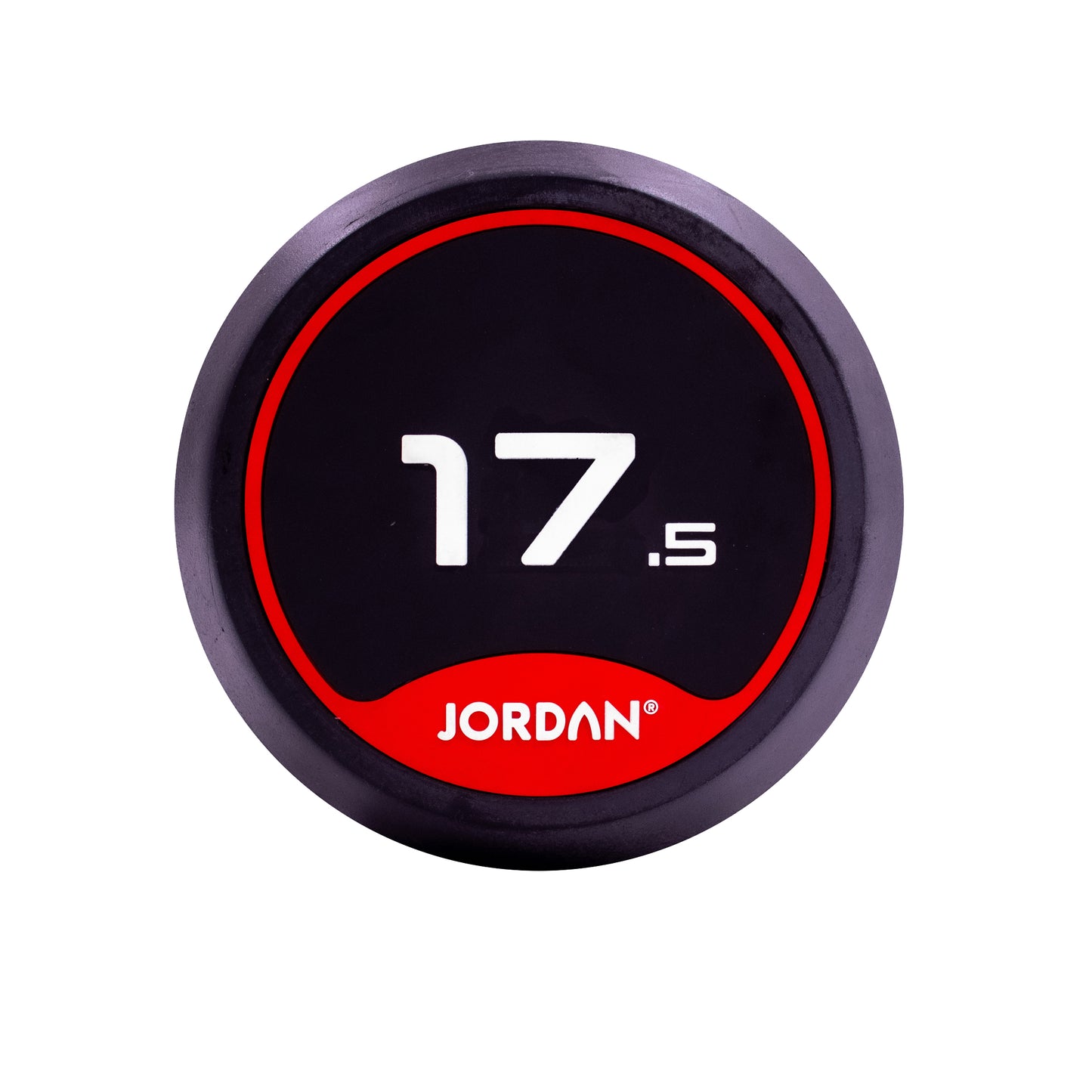 JORDAN Rubber Dumbbells - Up to 70kg (Red)