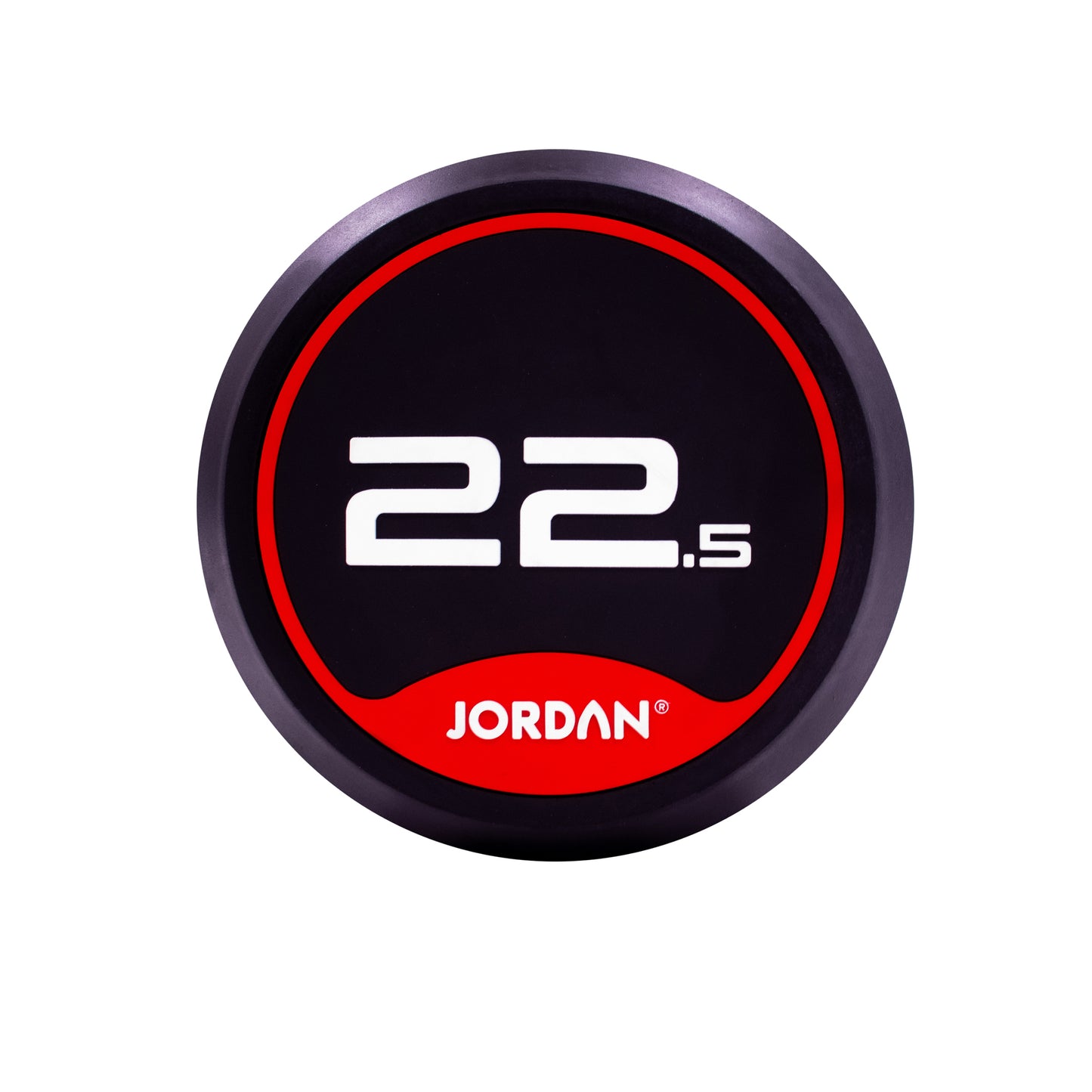 JORDAN Rubber Dumbbells - Up to 70kg (Red)