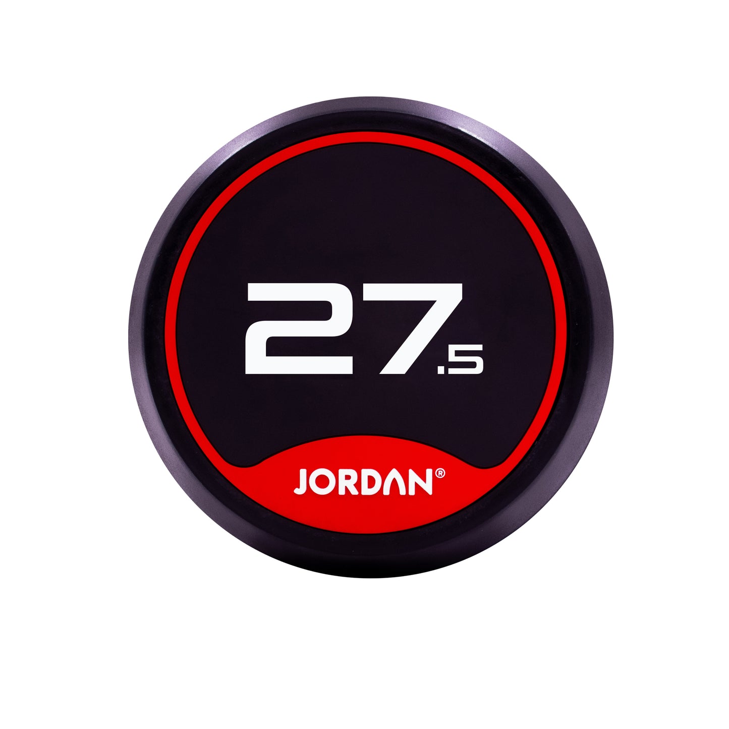 JORDAN Rubber Dumbbells - Up to 70kg (Red)