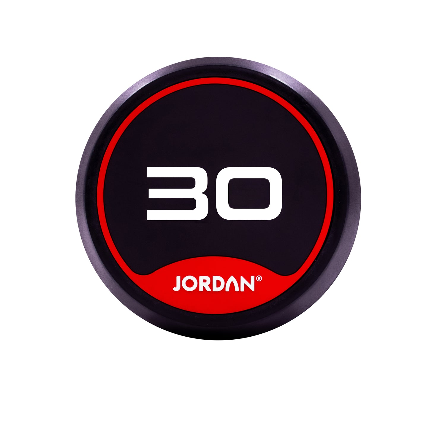 JORDAN Rubber Dumbbells - Up to 70kg (Red)