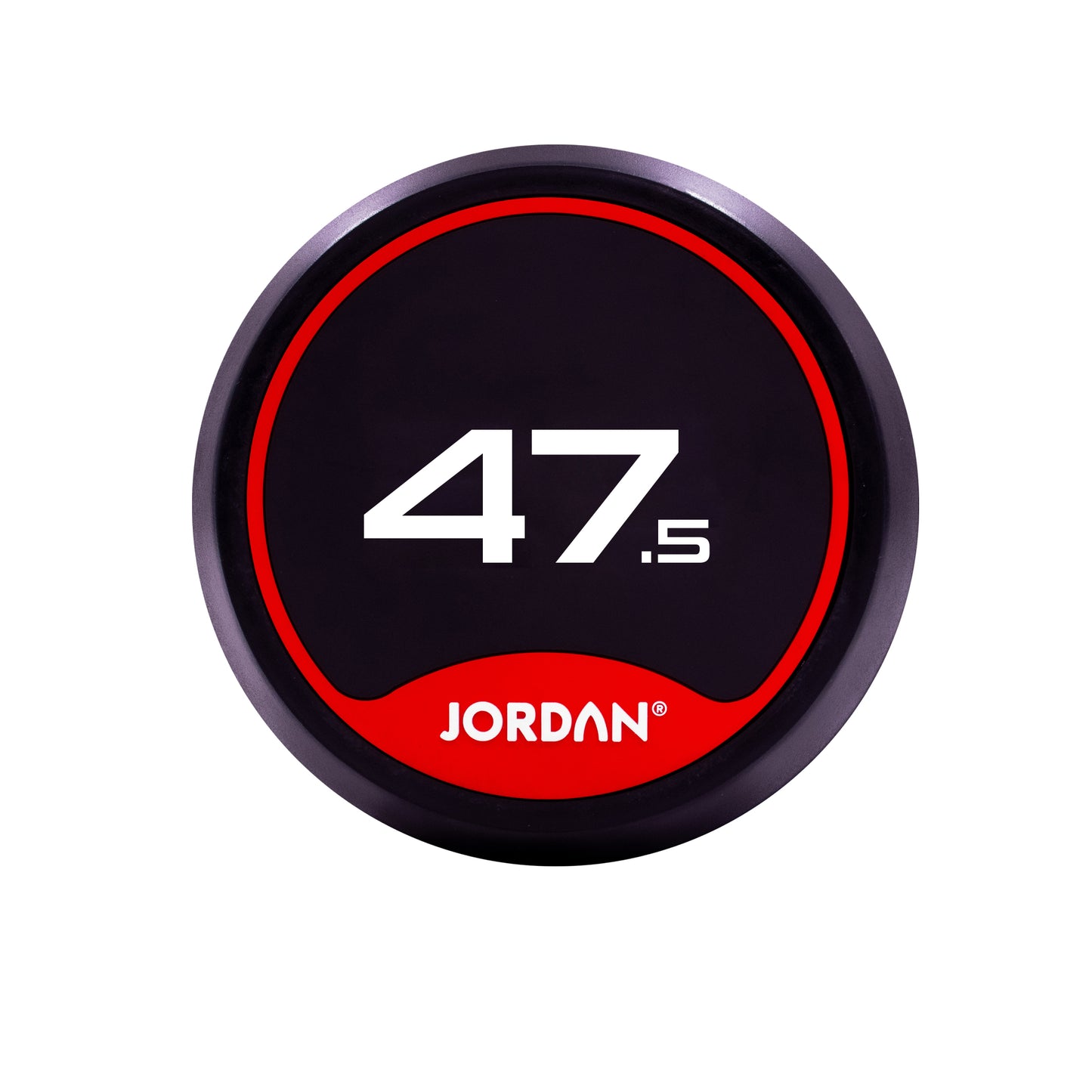 JORDAN Rubber Dumbbells - Up to 70kg (Red)