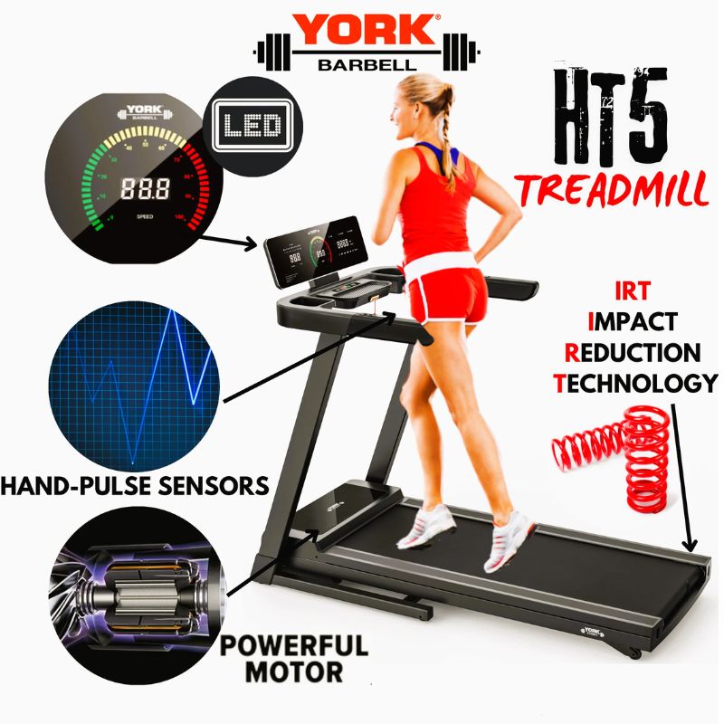 York Barbell HT5 Folding Treadmill