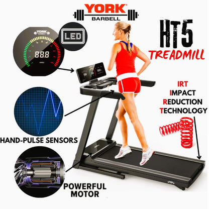 York Barbell HT5 Folding Treadmill