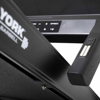 York Barbell HT9 Folding Treadmill LED display 22Km/H powered incline